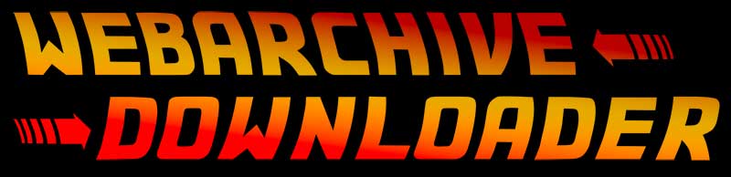 Web Achive Website Downloader